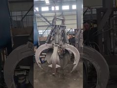 360 度回転油圧オレンジ ピール グラップル油圧グラップル構造