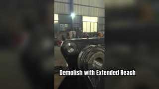 掘削機用クラッシャーせん断解体ブーム付き掘削機解体アーム