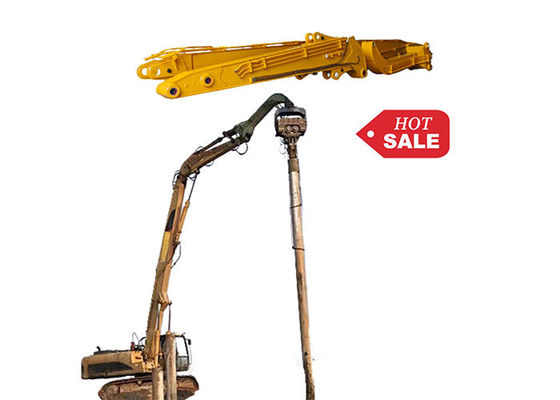 品質  24M High Pile Height Excavator Piling Arm Long Reach For Cat Hitachi Komatsu 工場