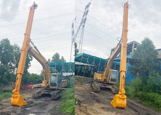 14M 15M エグババター 望遠鏡腕 長い腕 バケツ付き 掘削 基礎穴