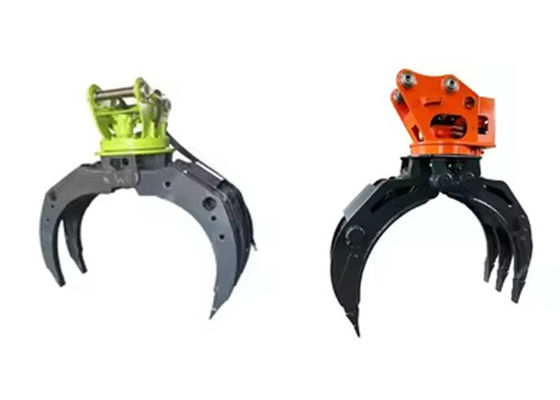 多機能掘削機 ハイドロリックロックグリップ 付属 Q355B 掘削機 ロググリップ