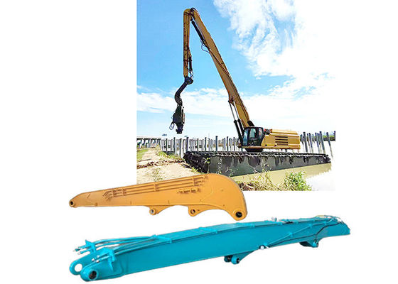 Cheap 45-70 Ton Excavator Pile Driving Boom Machinery for 18M Sheet Pile Vibro Hammer Optional CAT349 CAT350 CAT352 CAT365