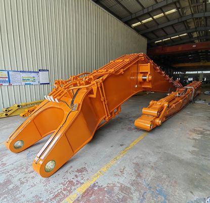 Q690D 掘削機 長距離ブーム バケツシリンダーで砂を卸す