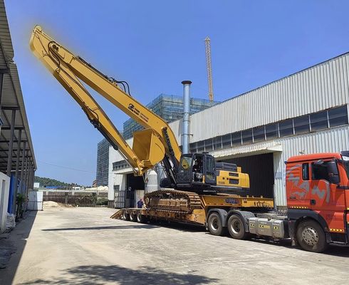 掘削機 長距離アタッチブームアーム 18m 16m 黄色色 高効果