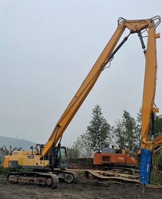 高幅水力解体ブーム掘削機 建物解体用の付属装置