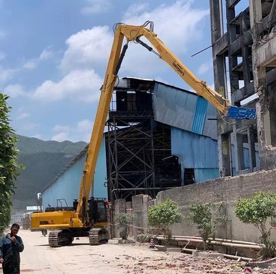 高幅水力解体ブーム掘削機 建物解体用の付属装置