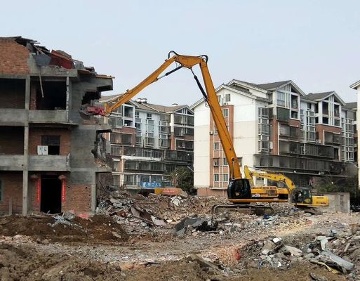 6-8トンの長距離解体掘削機 建物を解体するためのブーム