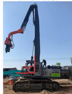 オーダーメイド 液圧掘削機 積み木 駆動腕 長い距離 基礎 掘削ブーム