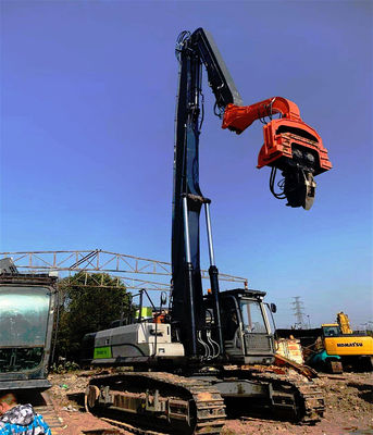 掘削機 長距離 振動型堆積 駆動腕 建設用堆積ソリューション