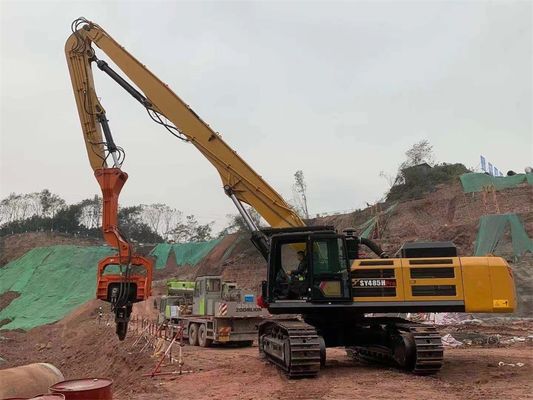 20-85トンの掘削機 深層基礎掘削のための長距離水力堆積腕