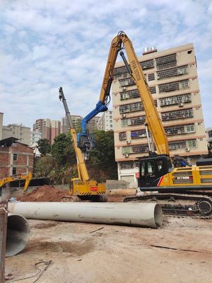 20-85トンの掘削機 深層基礎掘削のための長距離水力堆積腕