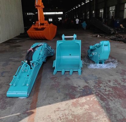 短縮重量掘削機 ロックブームと腕 掘削トンネル 掘削地下室