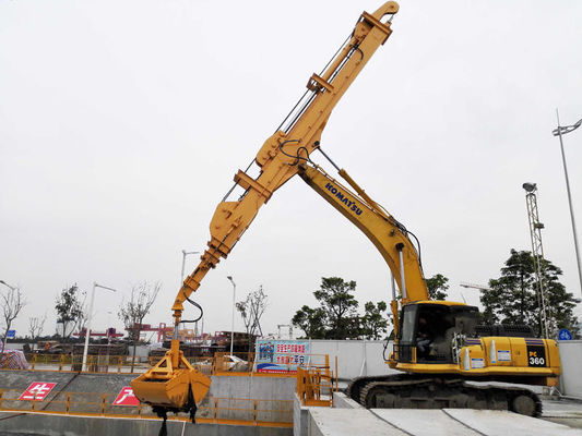 遠距離望遠鏡ブーム 掘削機 建設現場 メタル望遠鏡ブーム