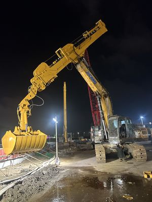重荷掘削機 拡張腕 遠距離望遠鏡ブーム 掘削用