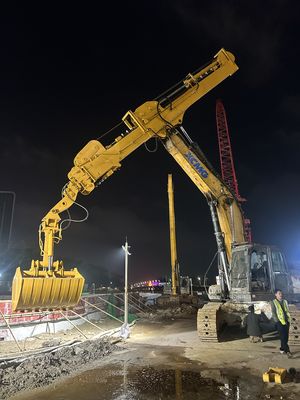 建設機械 望遠鏡腕 軽量掘削機 ブーム腕 オーダーメイド
