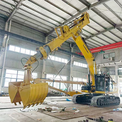 オレンジ皮グリップと重用望遠鏡ブーム掘削機