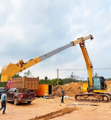 掘削機 / 掘削機 拡張式ブームアームのための2セクション望遠鏡ブーム