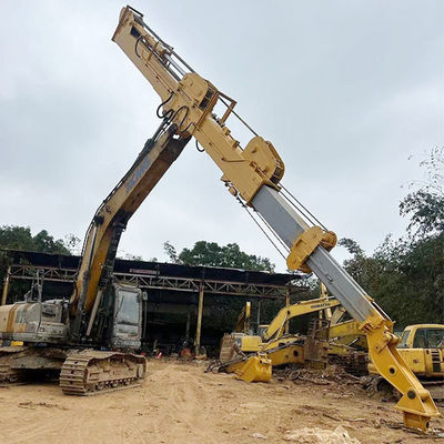 20M 遠鏡腕 掘削機 赤 黄色 掘削家 基礎