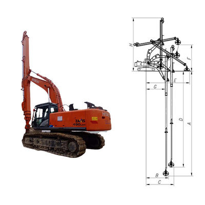 望遠鏡式ディッパーアーム BS900E よりよい溶接線を長距離に使用する