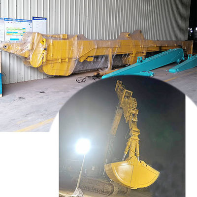 掘削機 探査用天文台 掘削基座用クラムシェルバケツ付き