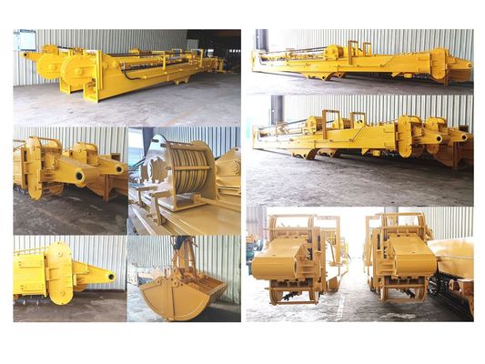 遠距離掘削機 望遠鏡腕 バケツシリンダー