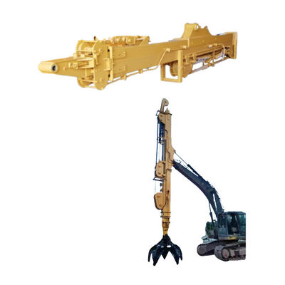 クラムシェルバケット付き油圧伸縮式掘削機 可変