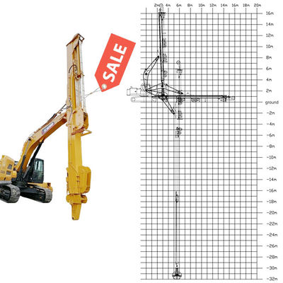石灰 砂 土 を 掴む ため の 握り 器 を 備えた 望遠鏡 型 ダイパー 腕
