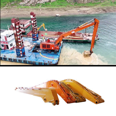 水を浄化するためのヒタチ長距離ブーム掘削機