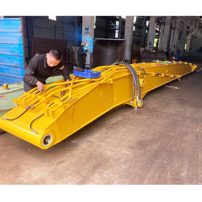 耐久性のある20〜45トンの掘削機、18メートルの2セクション解体ブーム、建物解体作業用、Q355B掘削機アタッチメント