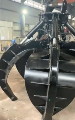 掘削機グリップ 5/4爪 バケツ オレンジ皮 掘削機10トンから12トンまでの機械の取り付け物