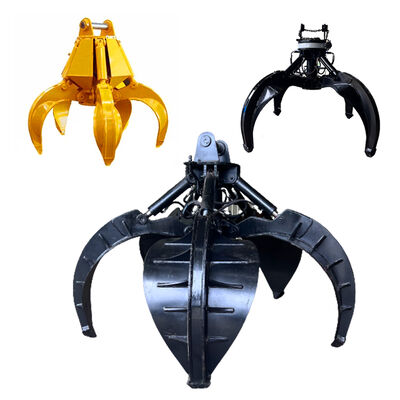 360 度回転油圧オレンジピールグラップル油圧グラップル建設機械部品ロックグラップル