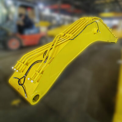 Long-Reach Excavator Arm with Heavy-Duty Stone Grab — Optimal Solution for River Embankment & Dam Works