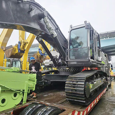 遠距離掘削機 望遠鏡アーム 深い溝と傾斜グレードのソリューション