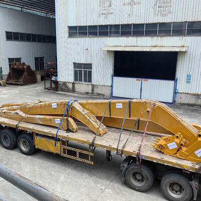 ヘビーデューティ石材グラブ付きロングリーチ油圧ショベルアーム — 河川堤防・ダム工事に最適なソリューション